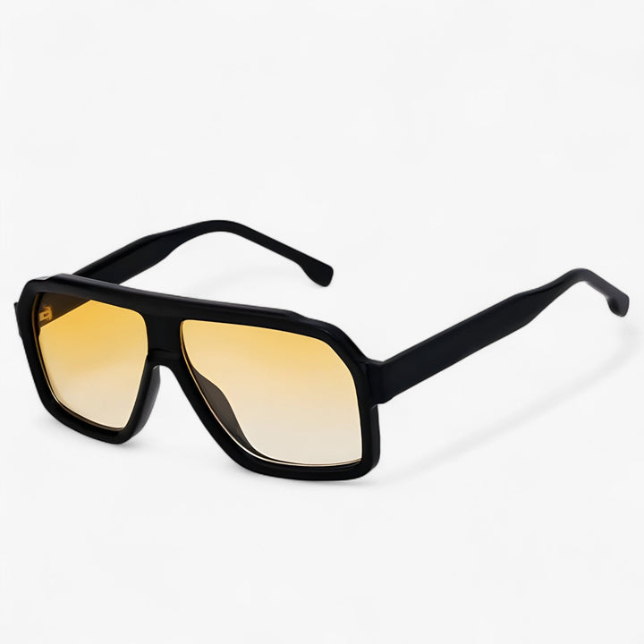 Windproof Oversized Punk Sunglasses – Vortex-Black Yellow-The Livary