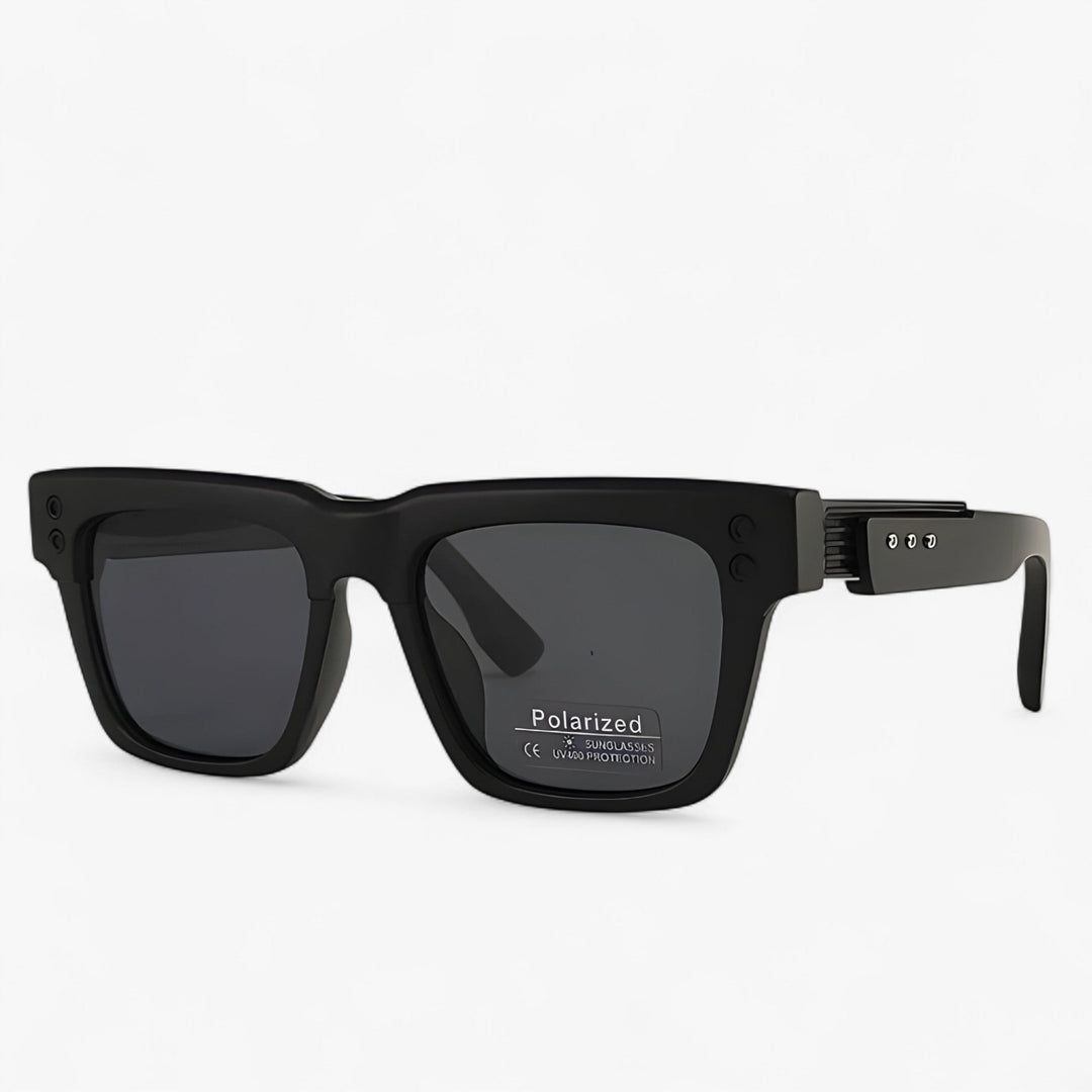Polarised Steampunk Sunglasses – Axior-Black-The Livary