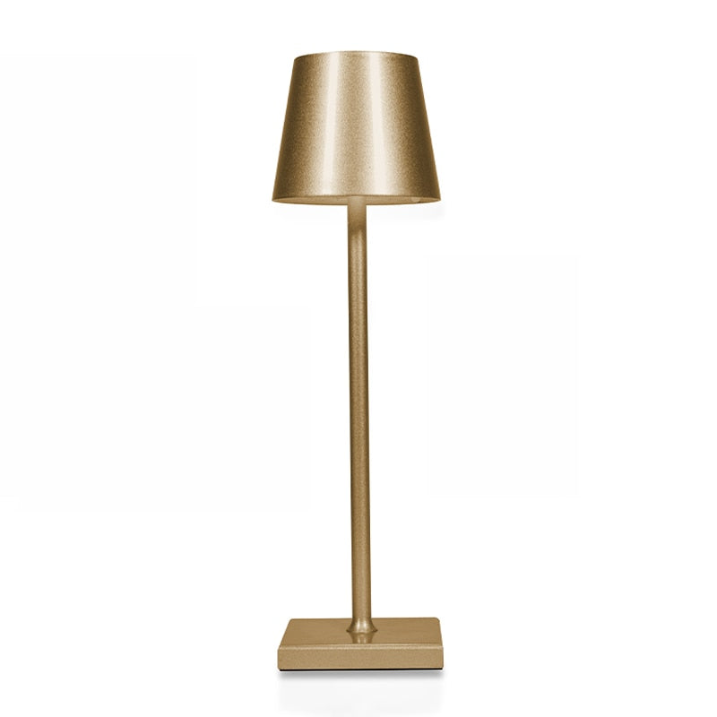 Wireless Rechargeable Table Lamp - Scandiglow-Gold-The Livary