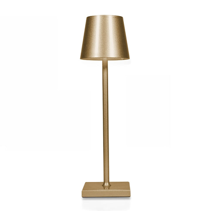 Wireless Rechargeable Table Lamp - Lumière Monsieur-Gold-The Livary