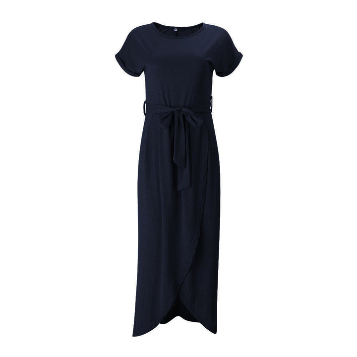 Maxi Dress with Split - Selene-Blue-S-The Livary