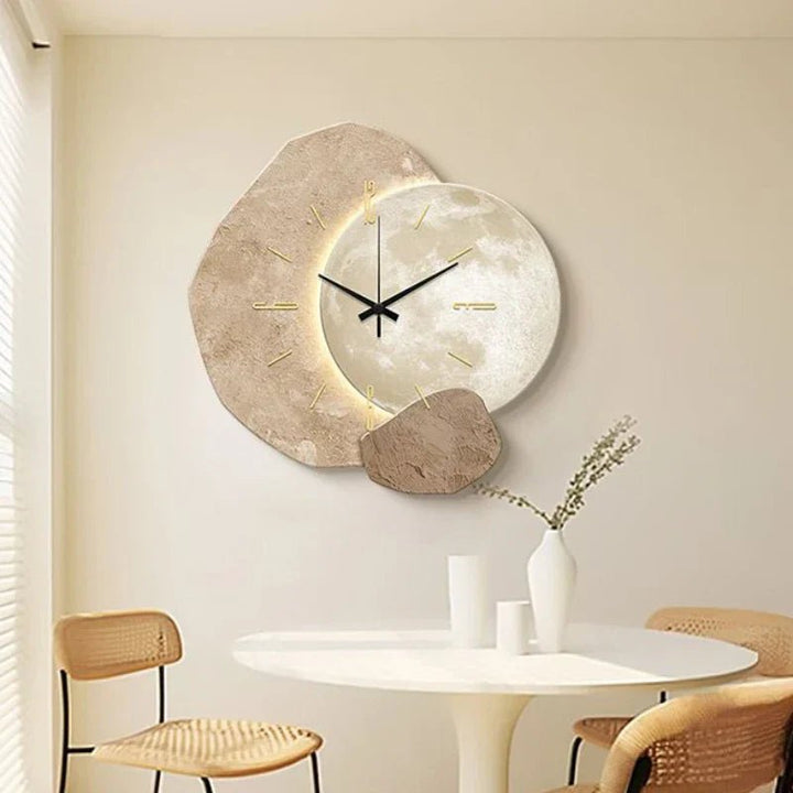 Minimalist Wall Clock in Scandinavian Design - NordiqTime-White-The Livary