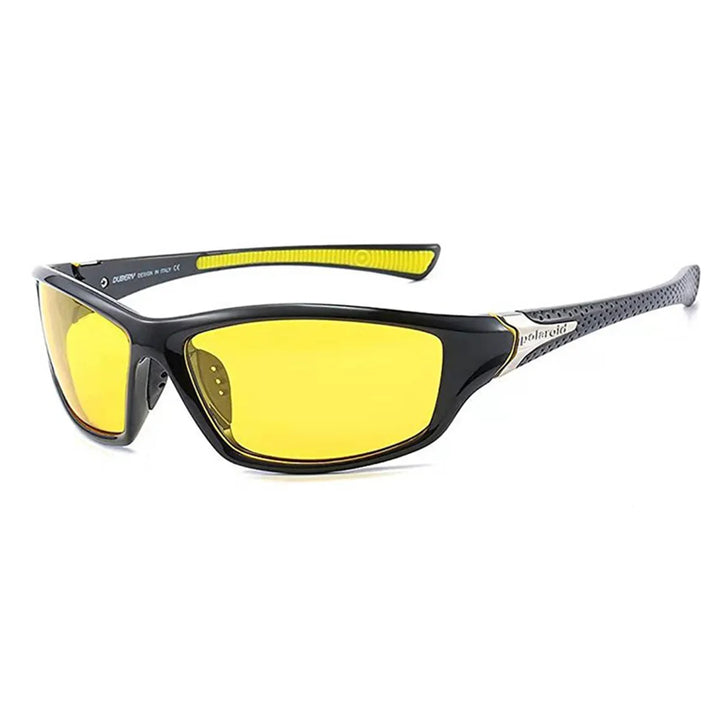 Modern & Polarised Unisex Sunglasses with UV400 Protection – Alex-Yellow-The Livary
