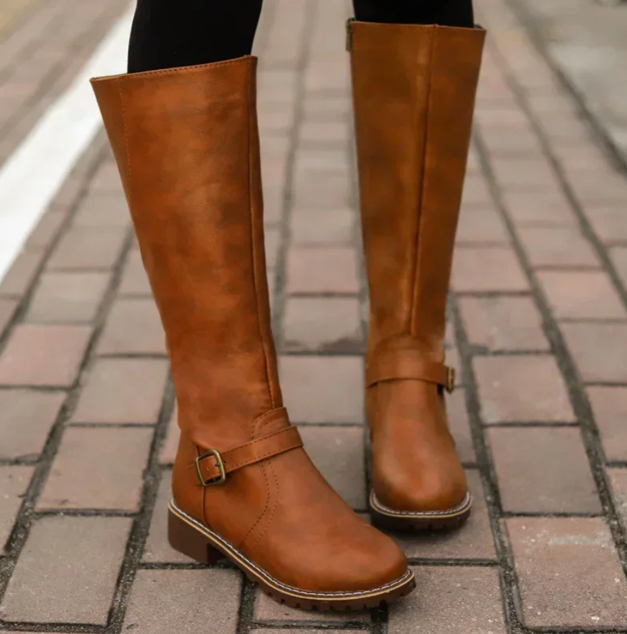 Trendy Ladies Boots - Emma-Brown-3.5-The Livary