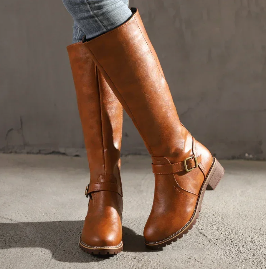 Trendy Ladies Boots - Emma-Brown-3.5-The Livary