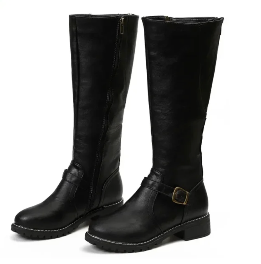Trendy Ladies Boots - Emma-Black-3.5-The Livary