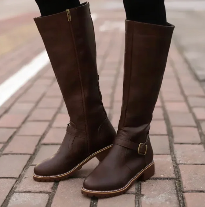 Trendy Ladies Boots - Emma-Brown-3.5-The Livary