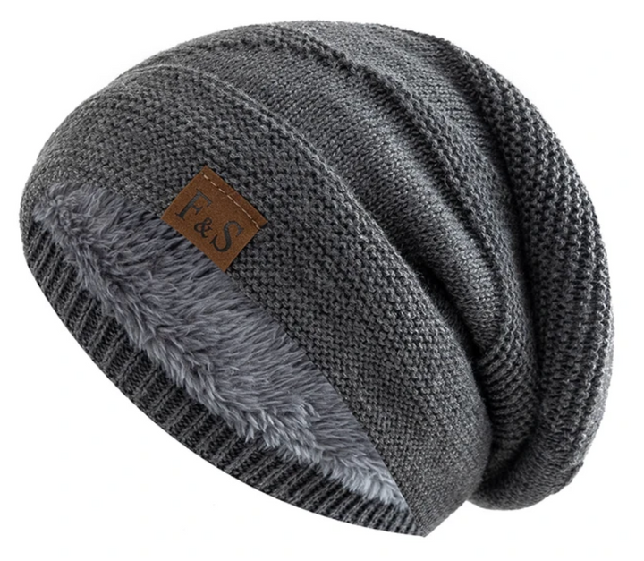 Warm Winter Hat with Fleece Lining - Luna
