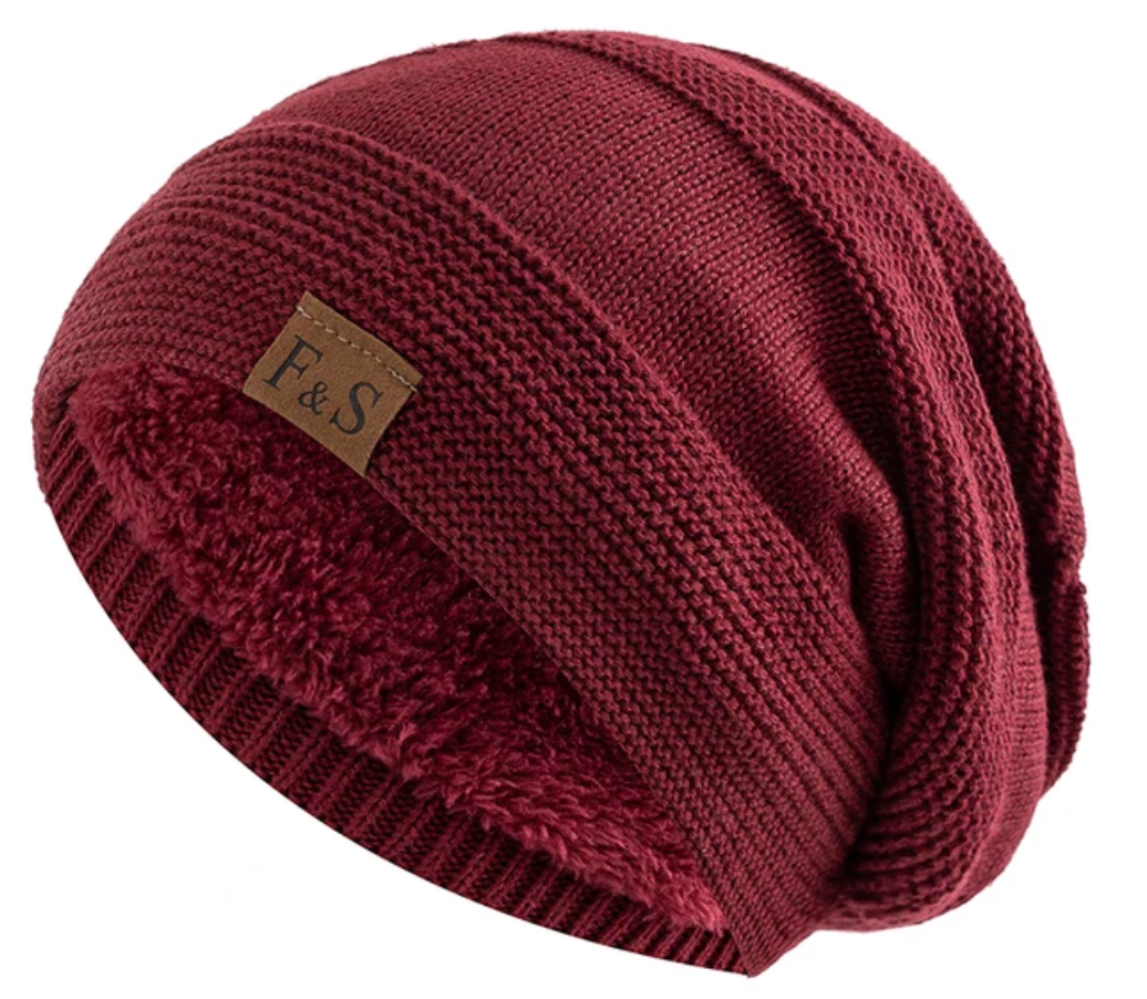 Warm Winter Hat with Fleece Lining - Luna
