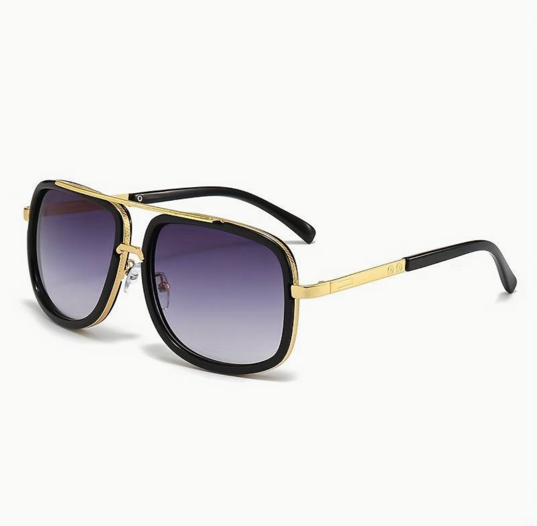 Stylish unisex sunglasses with an elegant finish – SunEdge Flair-Purple-The Livary