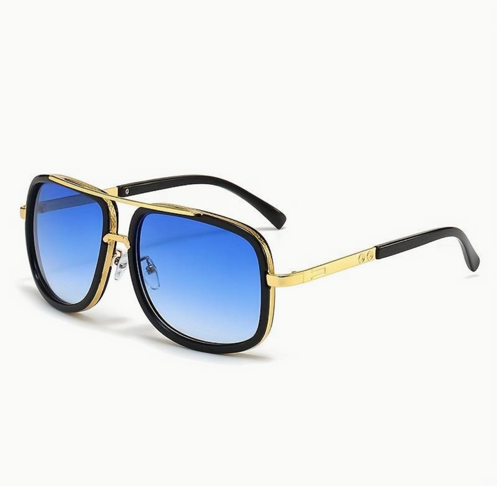 Stylish unisex sunglasses with an elegant finish – SunEdge Flair-Blue-The Livary