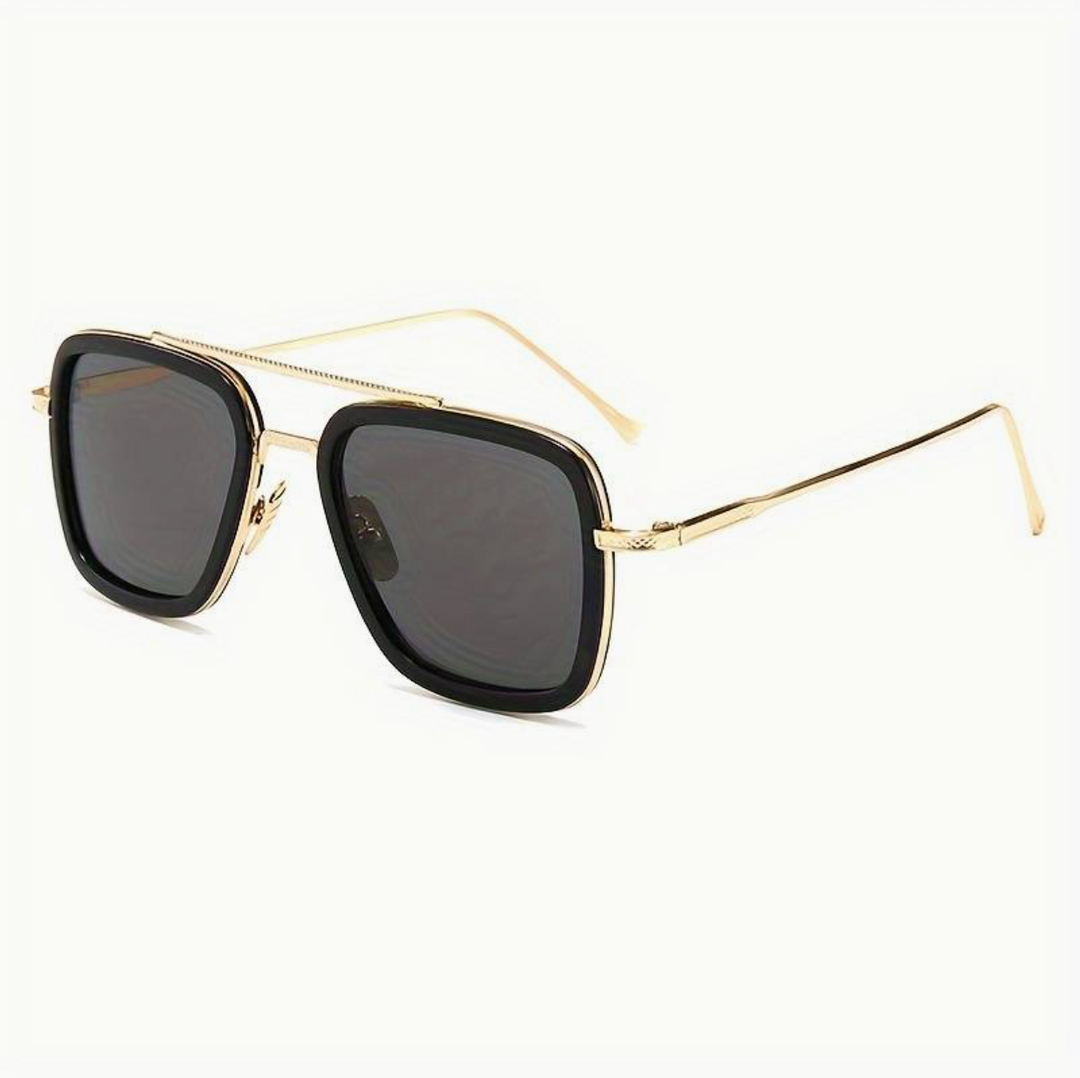 Trendy unisex sunglasses with a premium look – Miami Luxe-Black-The Livary