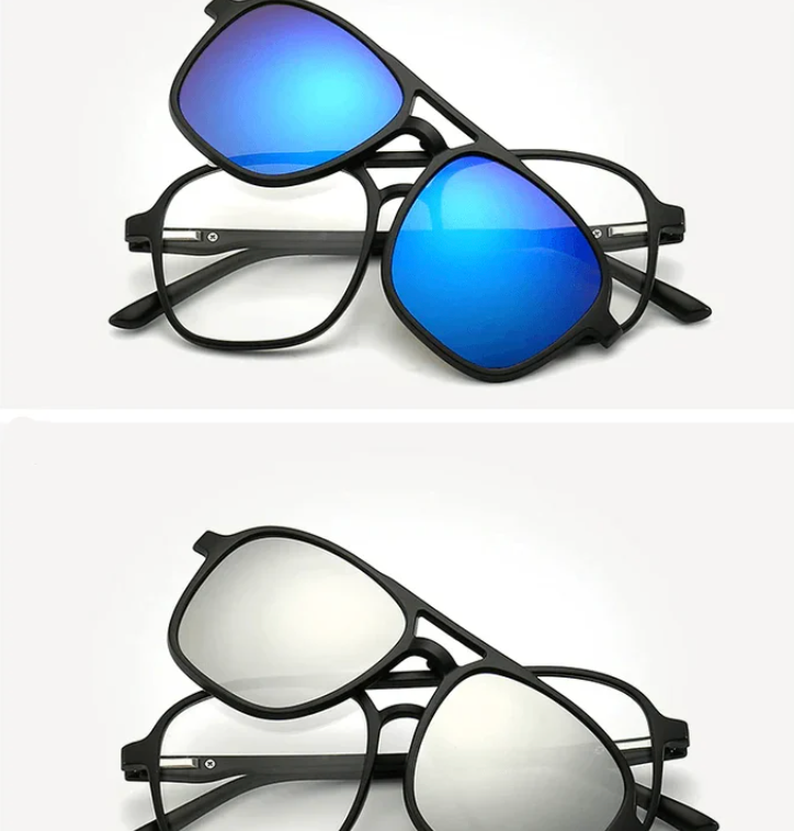 FlexView 6-in-1 | Sunglasses with interchangeable lenses (Buy 1 Get 1 Free promotion)-The Livary