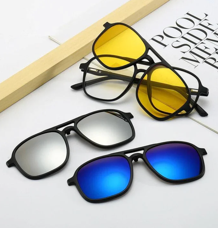 FlexView 6-in-1 | Sunglasses with interchangeable lenses (Buy 1 Get 1 Free promotion)-The Livary