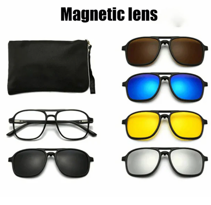 FlexView 6-in-1 | Sunglasses with interchangeable lenses (Buy 1 Get 1 Free promotion)-The Livary