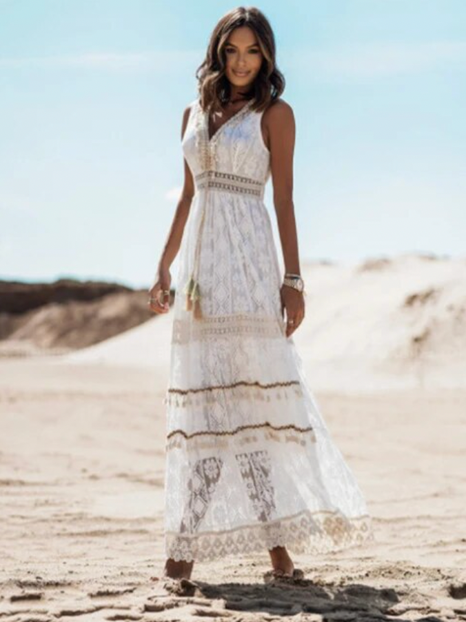 Bohemian Maxi Dress - Luna-S-The Livary