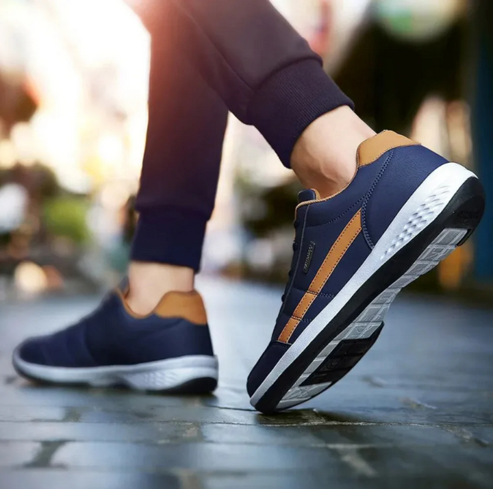 Orthopaedic Men's Sneakers – Luca-Blue-7-The Livary