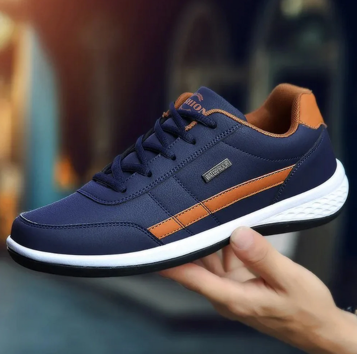 Orthopaedic Men's Sneakers – Luca-Blue-7-The Livary