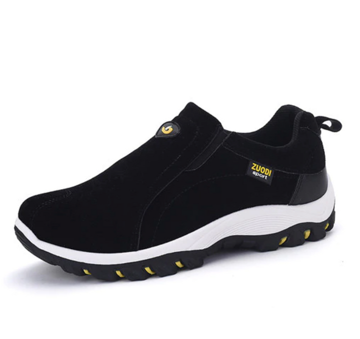 Premium Orthopaedic Hiking Shoes for Men - PathMaster-Black-5.0-The Livary