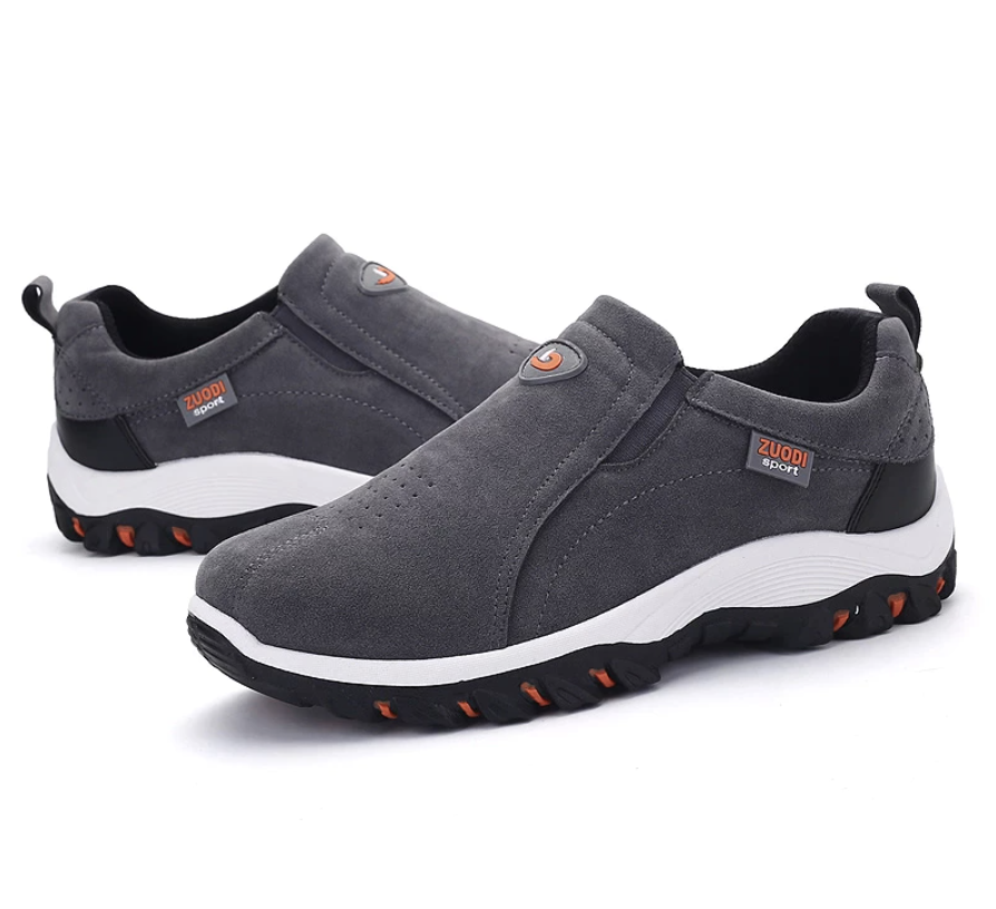 Premium Orthopaedic Hiking Shoes for Men - PathMaster-Black-5.0-The Livary