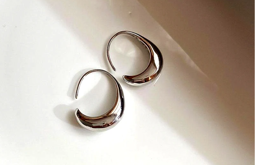 Luxury Hoop Earrings - Celestina-Gold-The Livary
