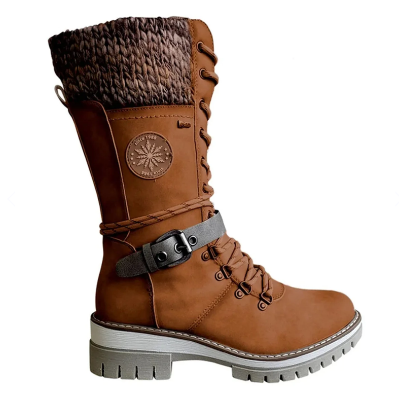 ArcticStride Winter Boot | Women's Orthopedic Knee-High Boots-Brown-2.5-The Livary