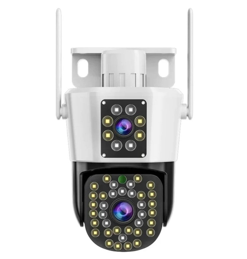 Set of 2 Security Cameras with Dual Lens – DualGuard Max 2-Pack-The Livary