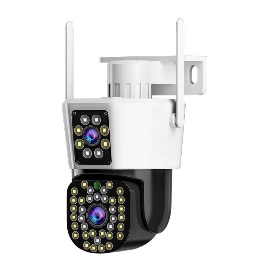 Set of 2 Security Cameras with Dual Lens – DualGuard Max 2-Pack-The Livary