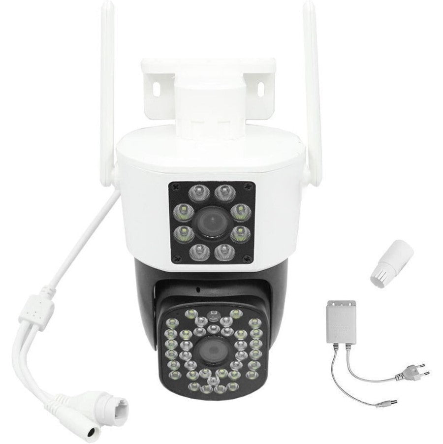 Set of 2 Security Cameras with Dual Lens – DualGuard Max 2-Pack-The Livary