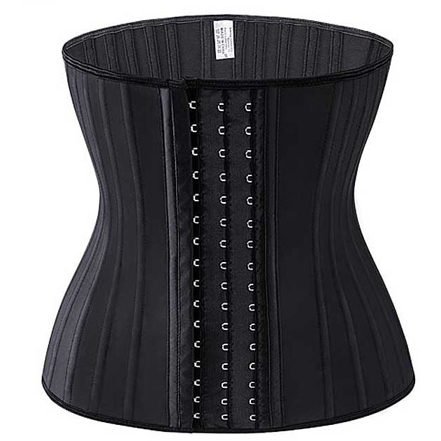 Luxury Latex Waist Trainer with Colombian Technology - Sandrine-Black-XS-The Livary