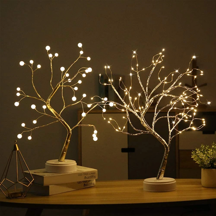 Atmospheric Illuminated Tree - LumaTree-Drops-The Livary
