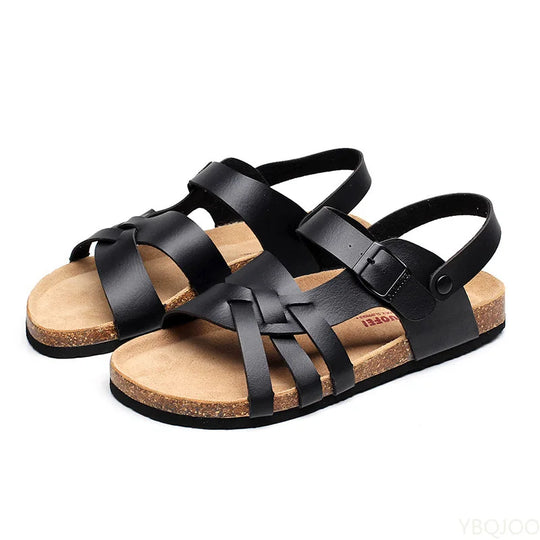 Orthopaedic Ladies Sandals – Noa-Black-4.5-The Livary