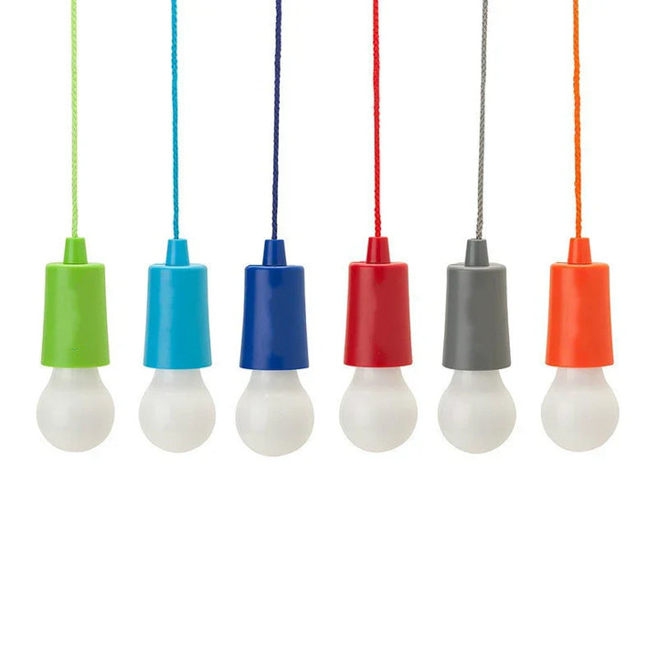 Colourful Portable Pendant Lamp - ChromaGlow-Red (White Light)-The Livary