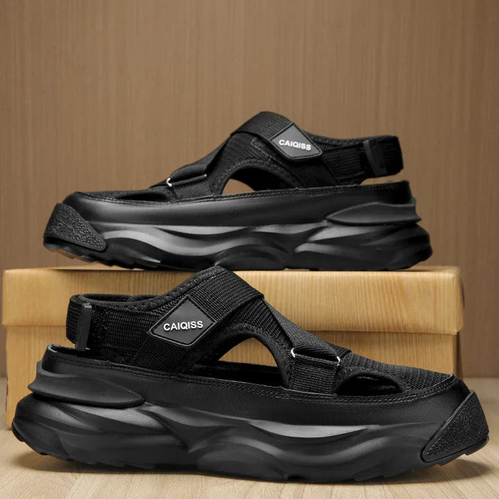 Light EVA summer slippers for women and men with designer look – Elian-Black-3.5-The Livary