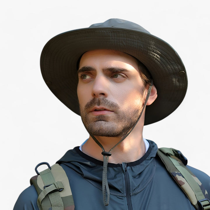 Unisex UV Protection Waterproof Bucket Hat – Johnny-Coffee-55-60cm-The Livary