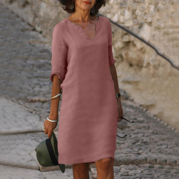 Summer Stylish Dress - Luna-Pink-S-The Livary