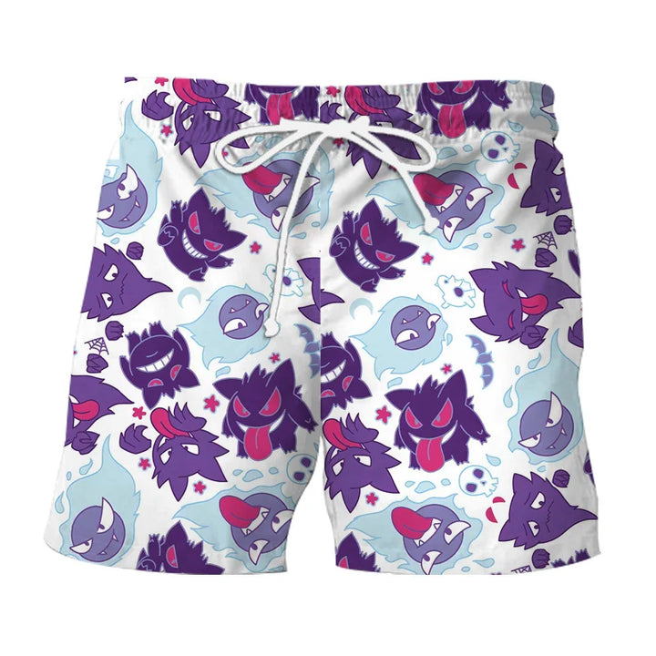 Funny summer set with Gengar & Snorlax print | Buy 1, get 1 free - SleepyFun-03-M-The Livary