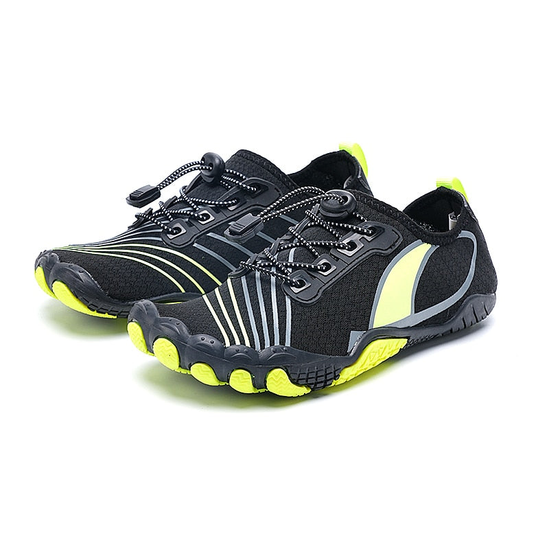 Unisex Barefoot Water Shoes - Naiya-Black Yellow-5-The Livary