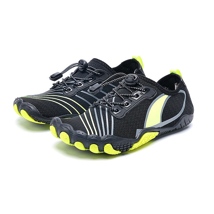 Unisex Barefoot Water Shoes - Naiya-Black Yellow-5-The Livary