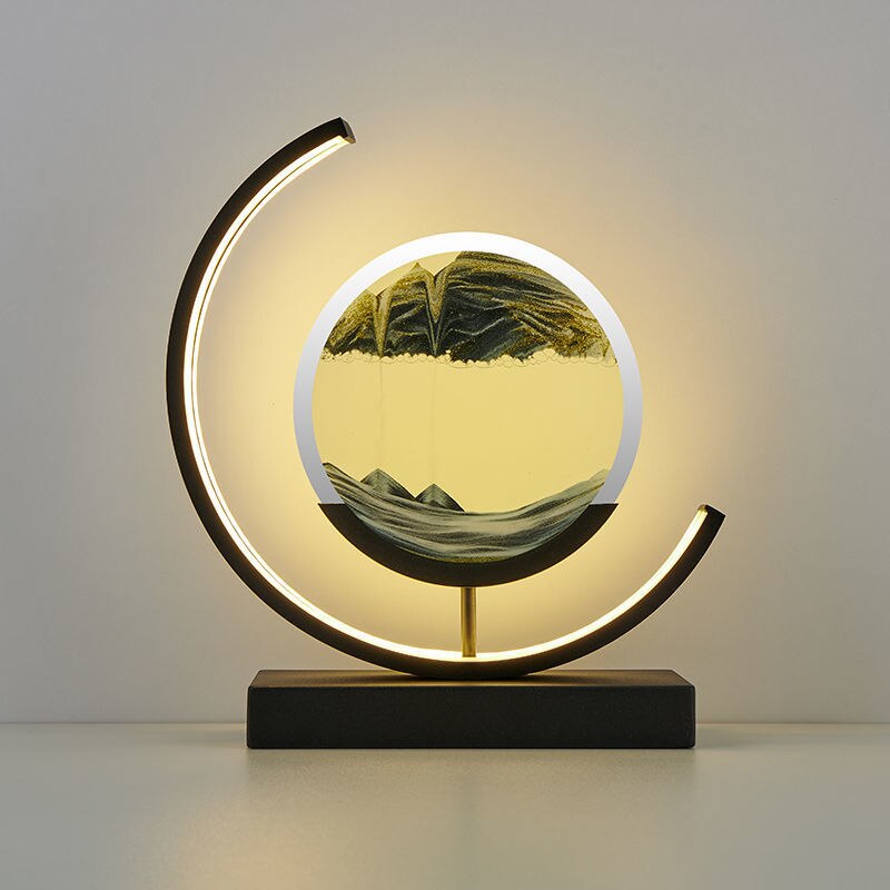 3D Sand Shell Table Lamp - Abyss-Black-Black-The Livary