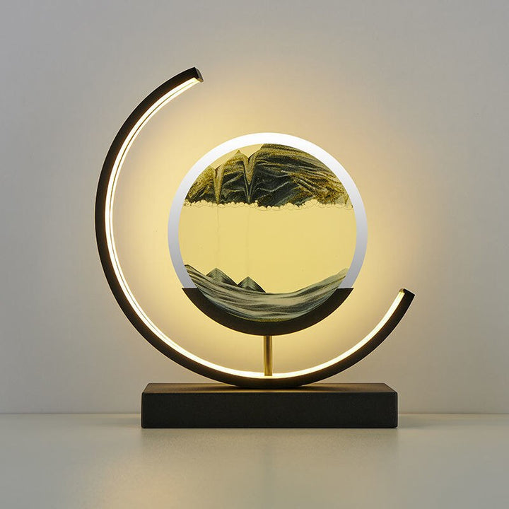 3D Sand Shell Table Lamp - Abyss-Black-Black-The Livary