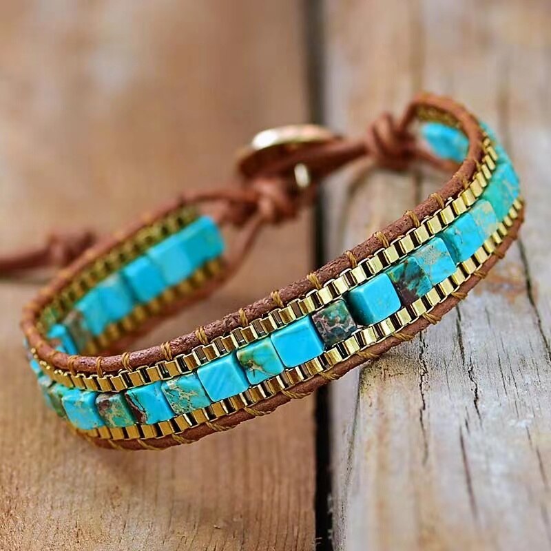 Emperor Stone Turquoise Bracelet - Cairos-The Livary