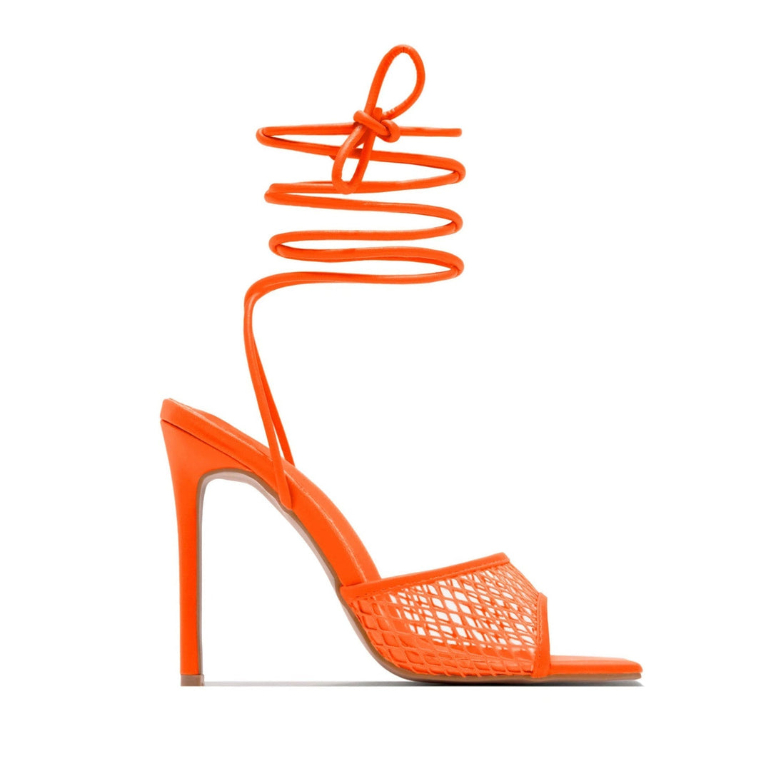 Pumps with a pointed design – Céleste-Orange-2.5-The Livary