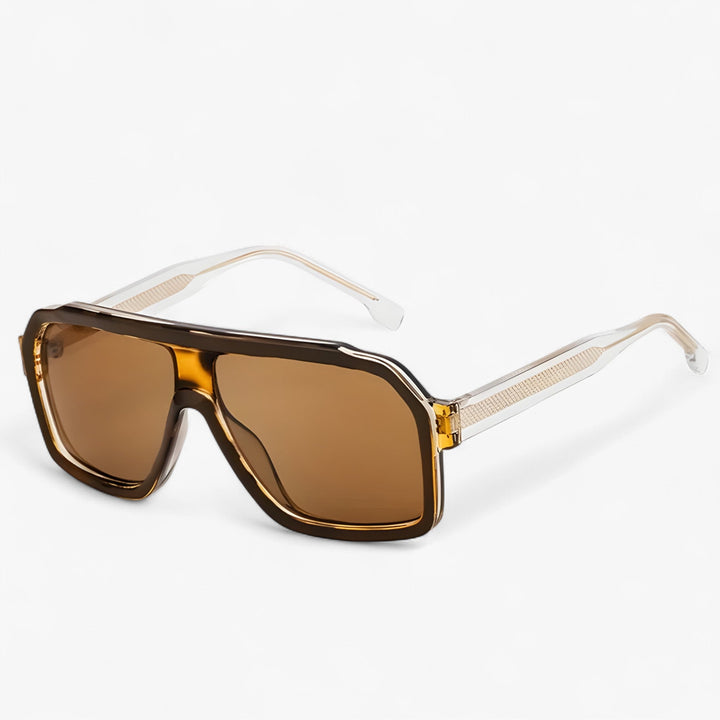 Windproof Oversized Punk Sunglasses – Vortex-Brown-The Livary