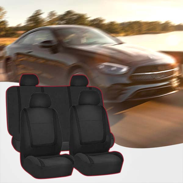 9-Piece Universal Car Seat Covers – AutoLuxe-Gray-The Livary