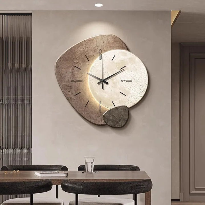 Minimalist Wall Clock in Scandinavian Design - NordiqTime-White-The Livary