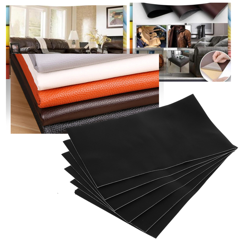 Self-Adhesive Repair Patch - FixLeather-Black-The Livary