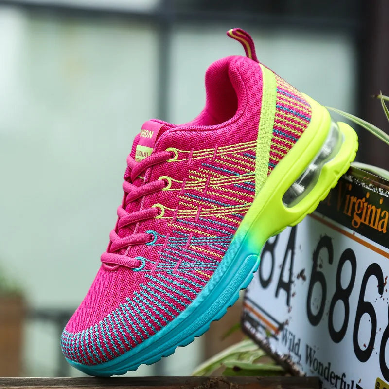 Trendy Orthopaedic Casual Sneakers for Women - Liva-Pink-3.5-The Livary