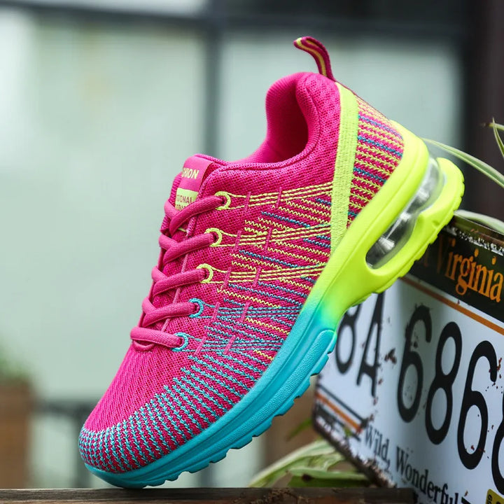 Trendy Orthopaedic Casual Sneakers for Women - Liva-Pink-3.5-The Livary