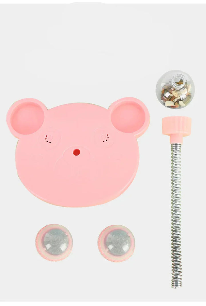 Interactive Pet Toy with Treat Dispense – TreatTumble-Pink-The Livary